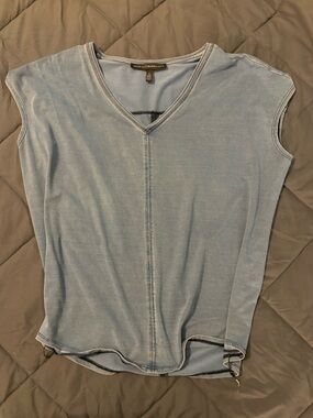 White House Black Market Powder Blue Sleeveless Top
